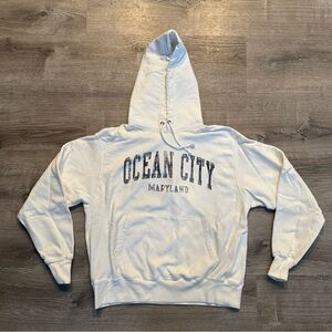White Champion Ocean City Maryland Hoodie